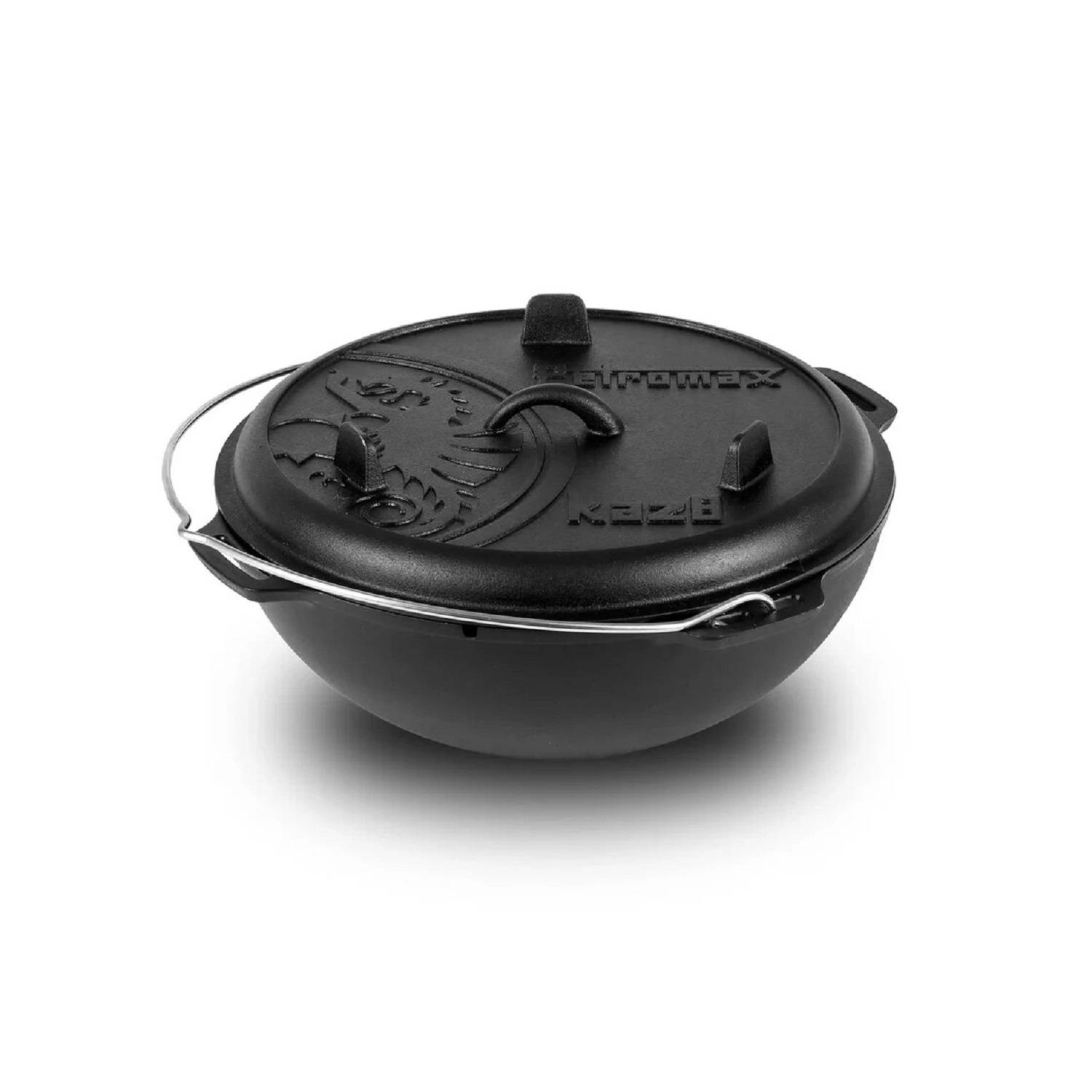 Petromax Kazan 8l aus Gusseisen mit Henkel