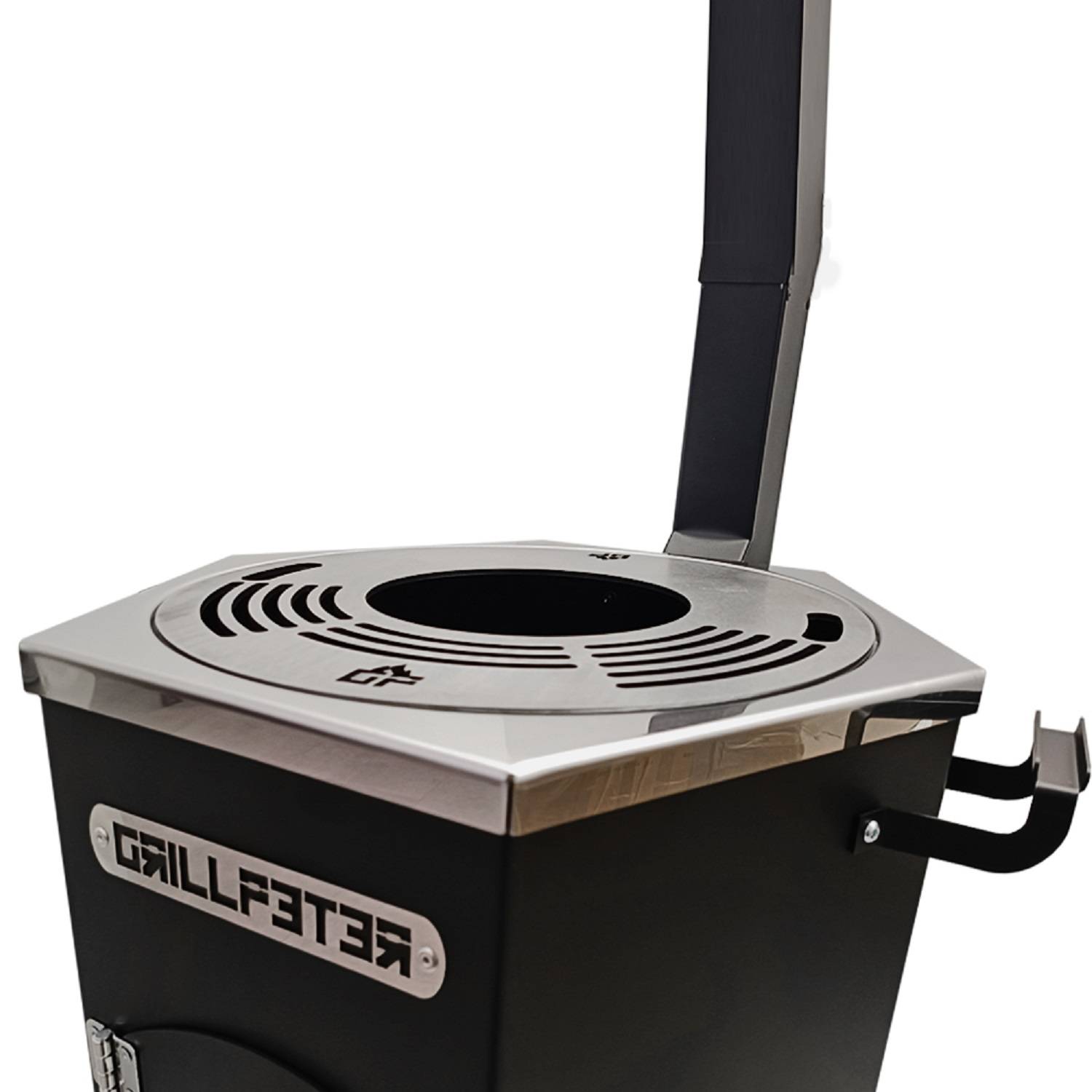 Grillpeter Feuerplatte D 40 cm Grillplatte für Utschak Planchaplatte Stahl 4 mm