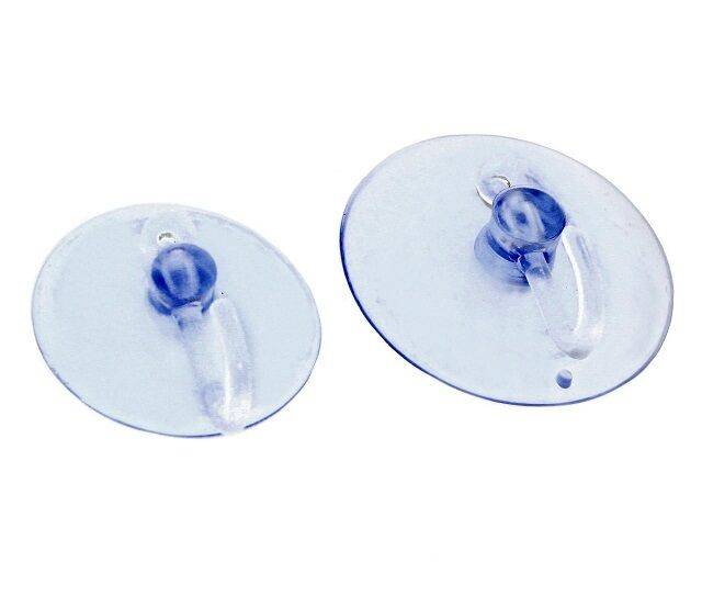 10x Saughaken Saugnapf Saugknopf Haken transparent Handtuchhalter 40mm 50mm Ø50mm