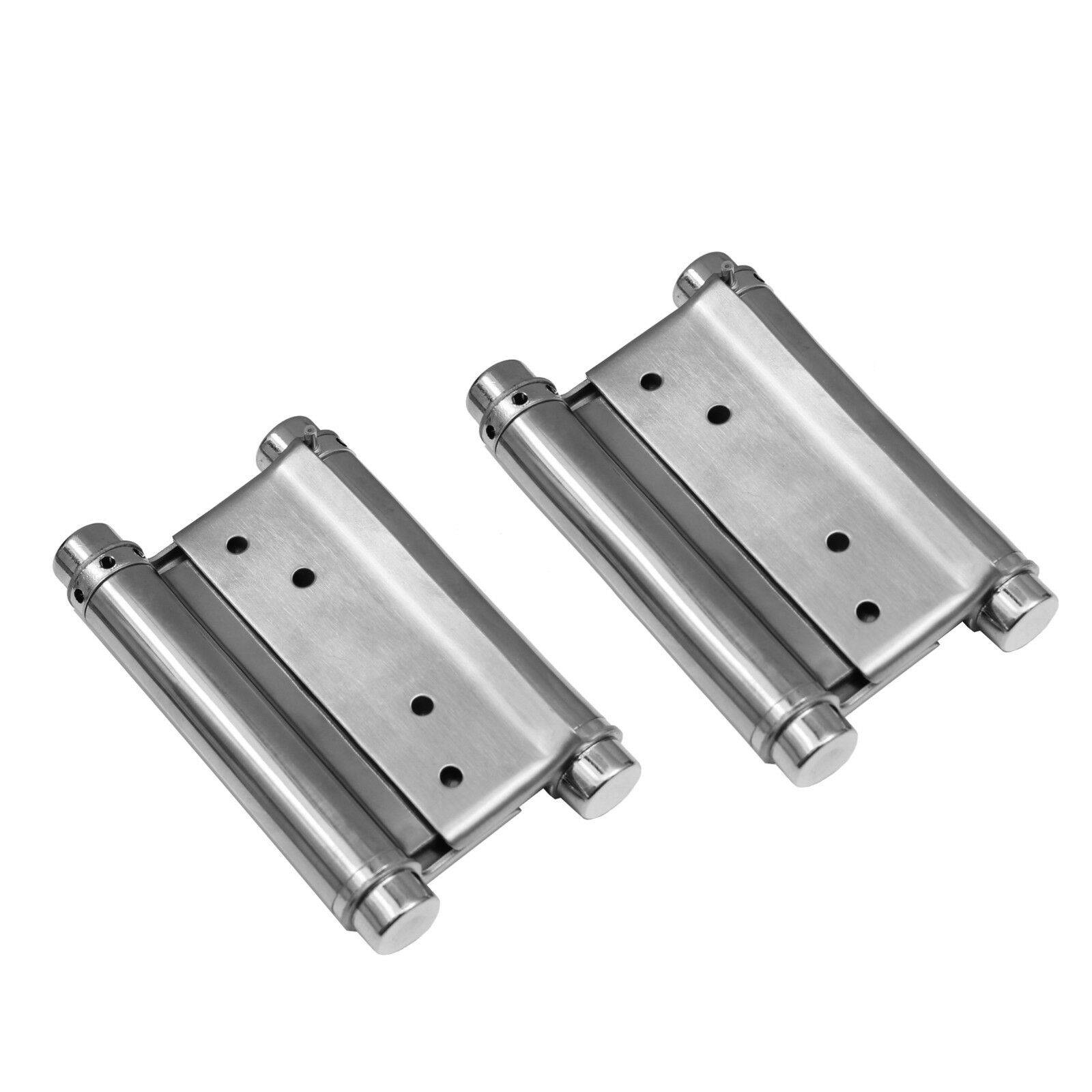 2x Edelstahl Pendeltürscharnier Pendeltürband Schwingtüre Türscharnier Scharnier Doppel (6") 150mm