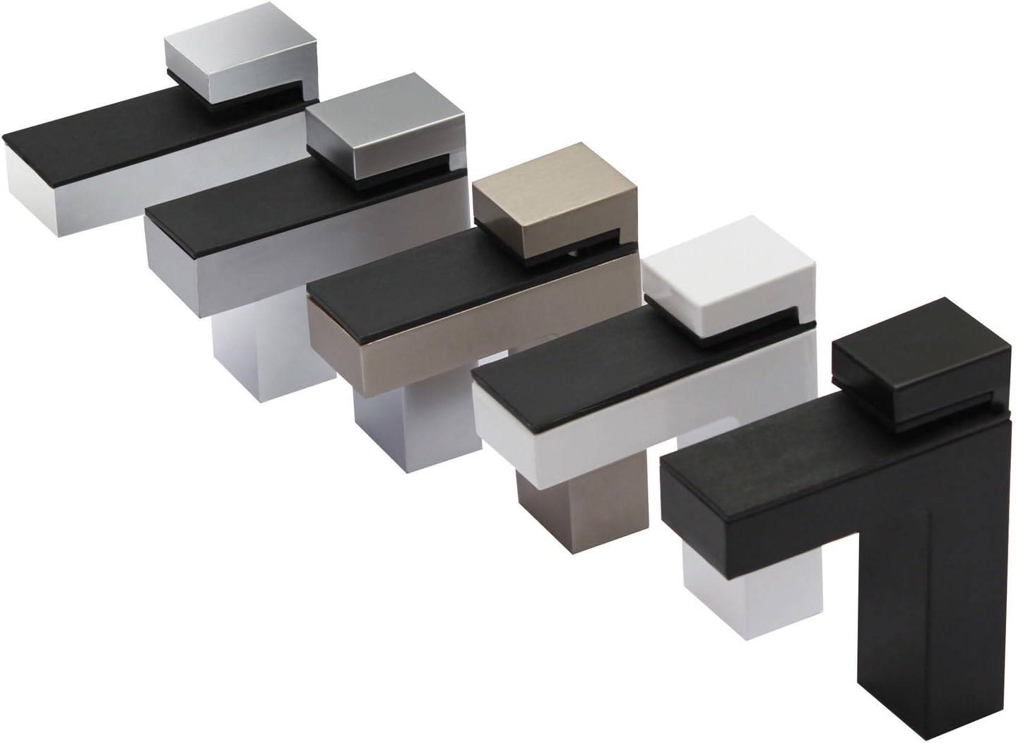 2x Regalhalter Regalträger Regal Aluminium Alu Chrom Glashalter Glas Design Edelstahl klein