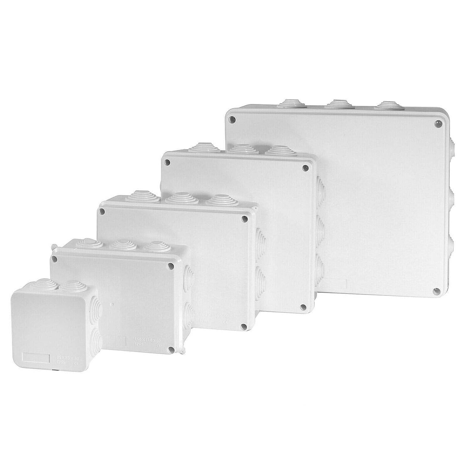 Aufputz Abzweigdose Abzweigkasten Verteilerdose Verteilerbox Klemmdose Dose 85*85*50mm