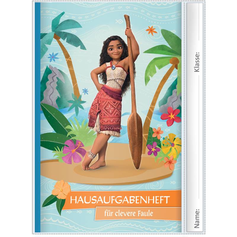 ROTH Hausaufgabenheft für clevere Faule "Disney Vaiana"