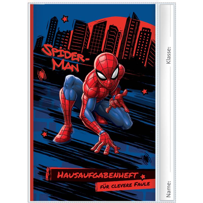 ROTH Hausaufgabenheft für clevere Faule "Marvel Spiderman"