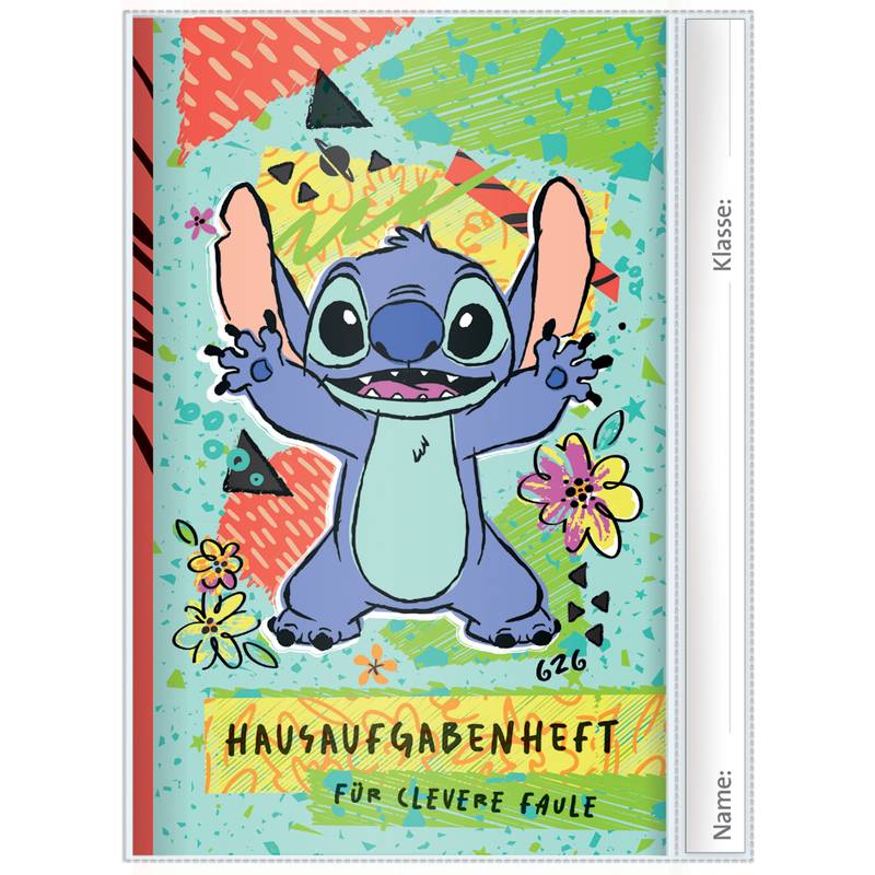 ROTH Hausaufgabenheft für clevere Faule "Disney Stitch"