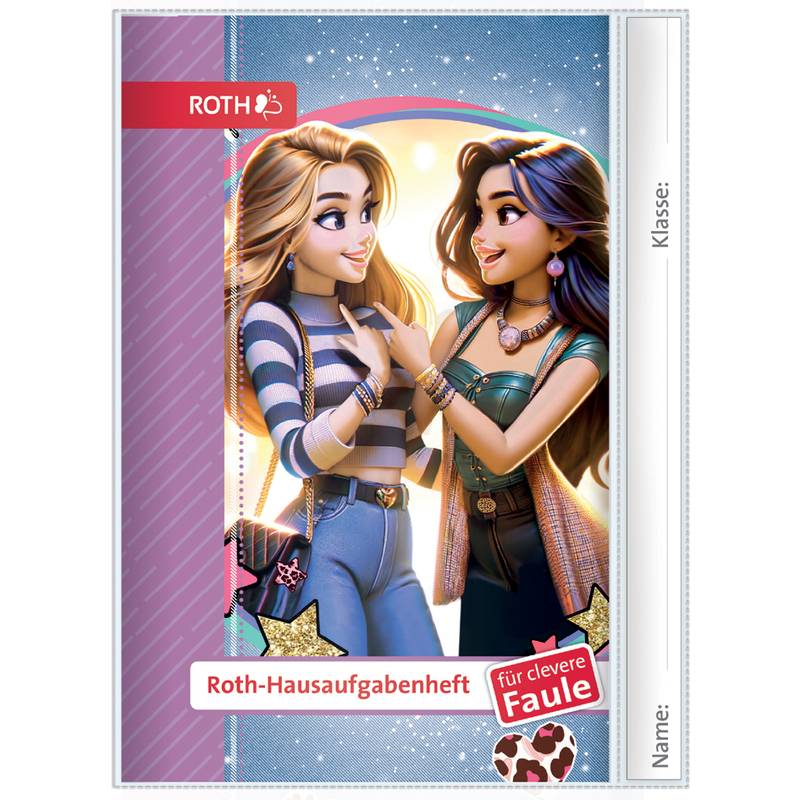 ROTH Hausaufgabenheft Kids für clevere Faule "Best Friends