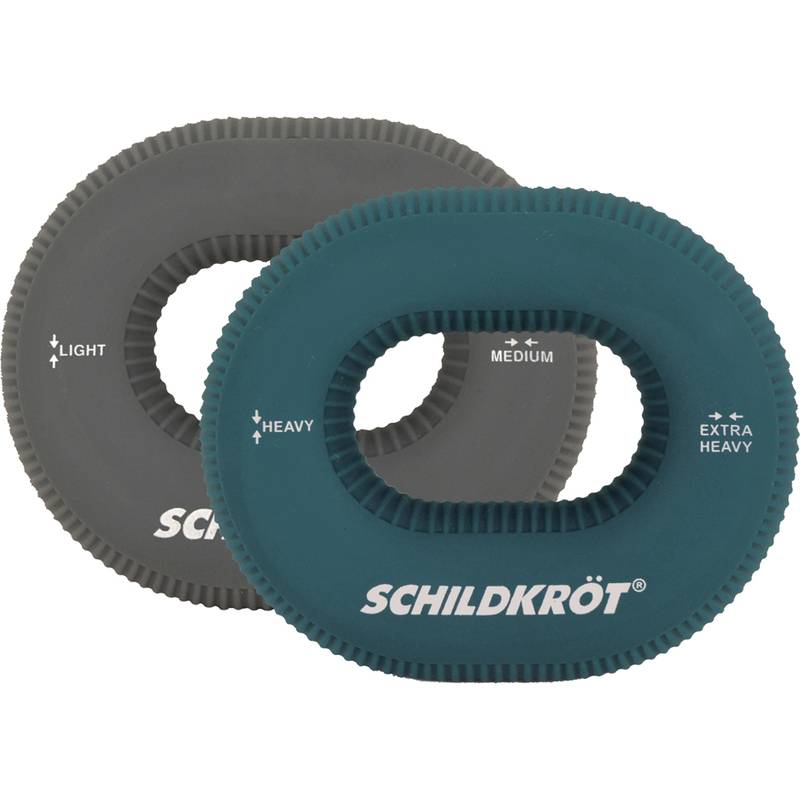 SCHILDKRÖT Ergo Handtrainer, 2er Set, blau / grau