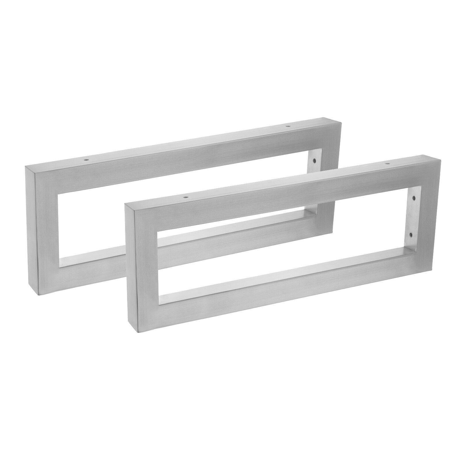 Design Edelstahl Wandkonsole Handtuchhalter Regalhalter Regalträger Konsolen 450x150x30mm gebürstet