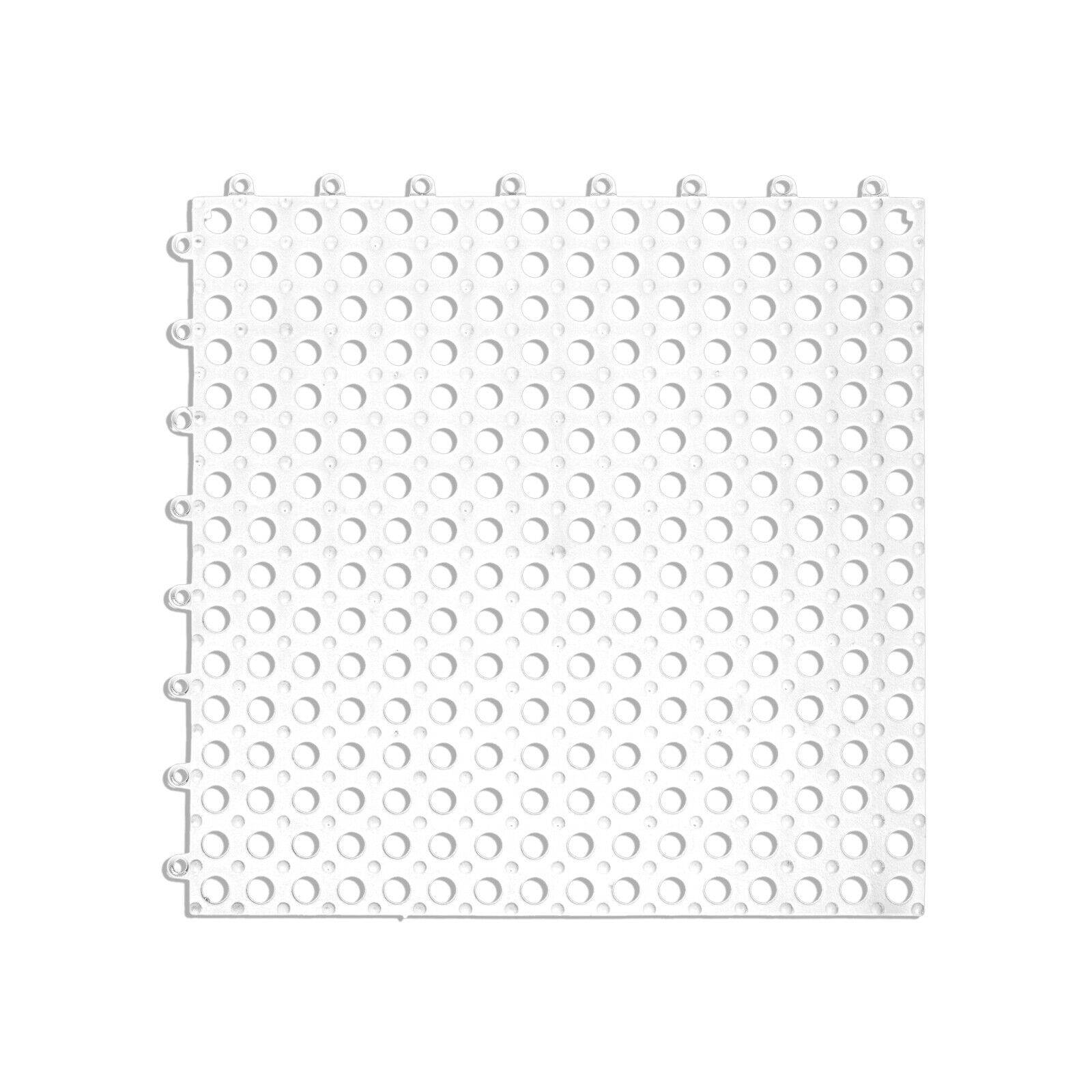 Duschmatte Bodenrost Sauna Schwimmbad Antirutschmatte Badvorleger XXL Weiß