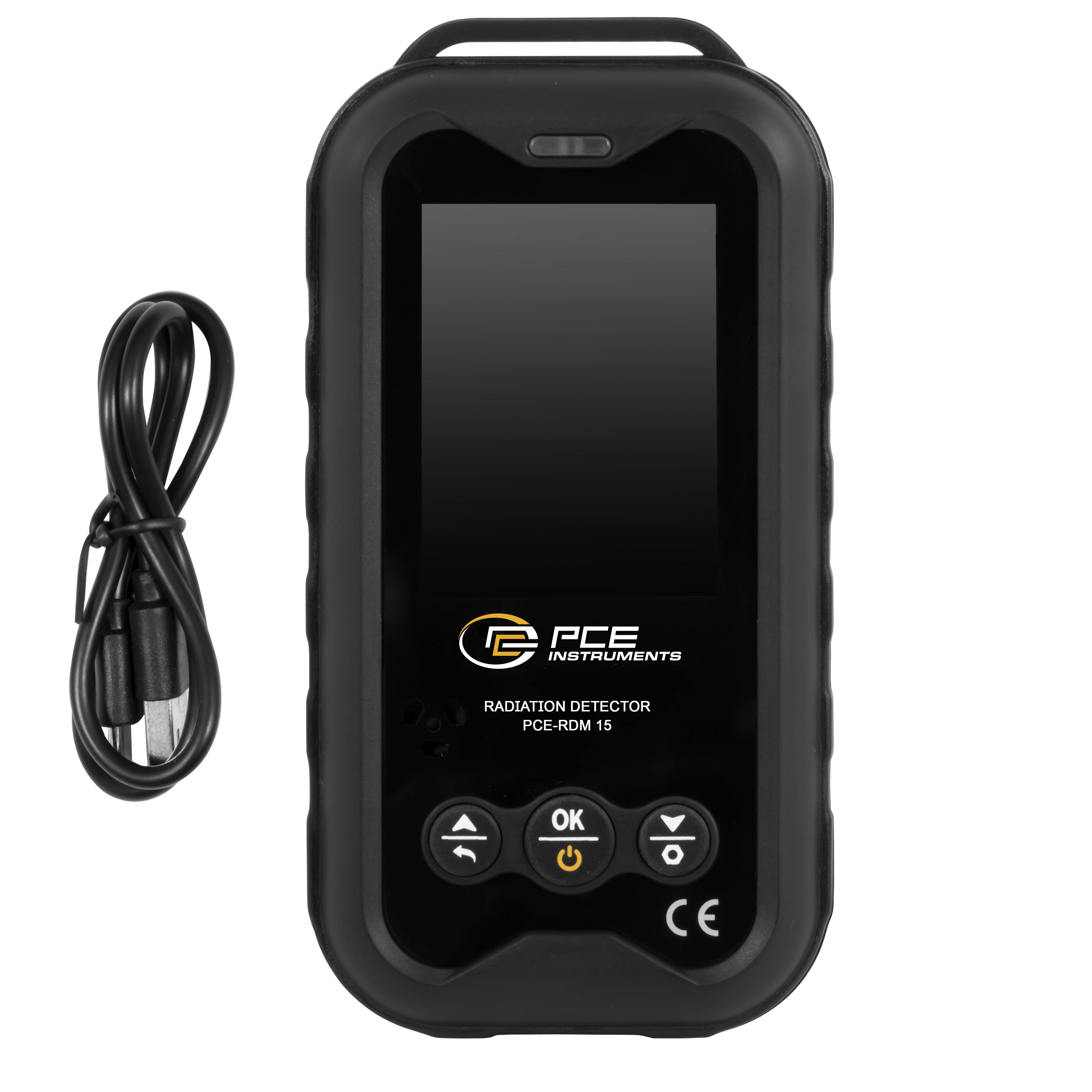 PCE Instruments Strahlen Dosimeter PCE-RDM 15 |X-, γ- und β-Strahlung |0,01 µSv/h ... 50 mSv/h |Alarm |Echtzeit |USB-C