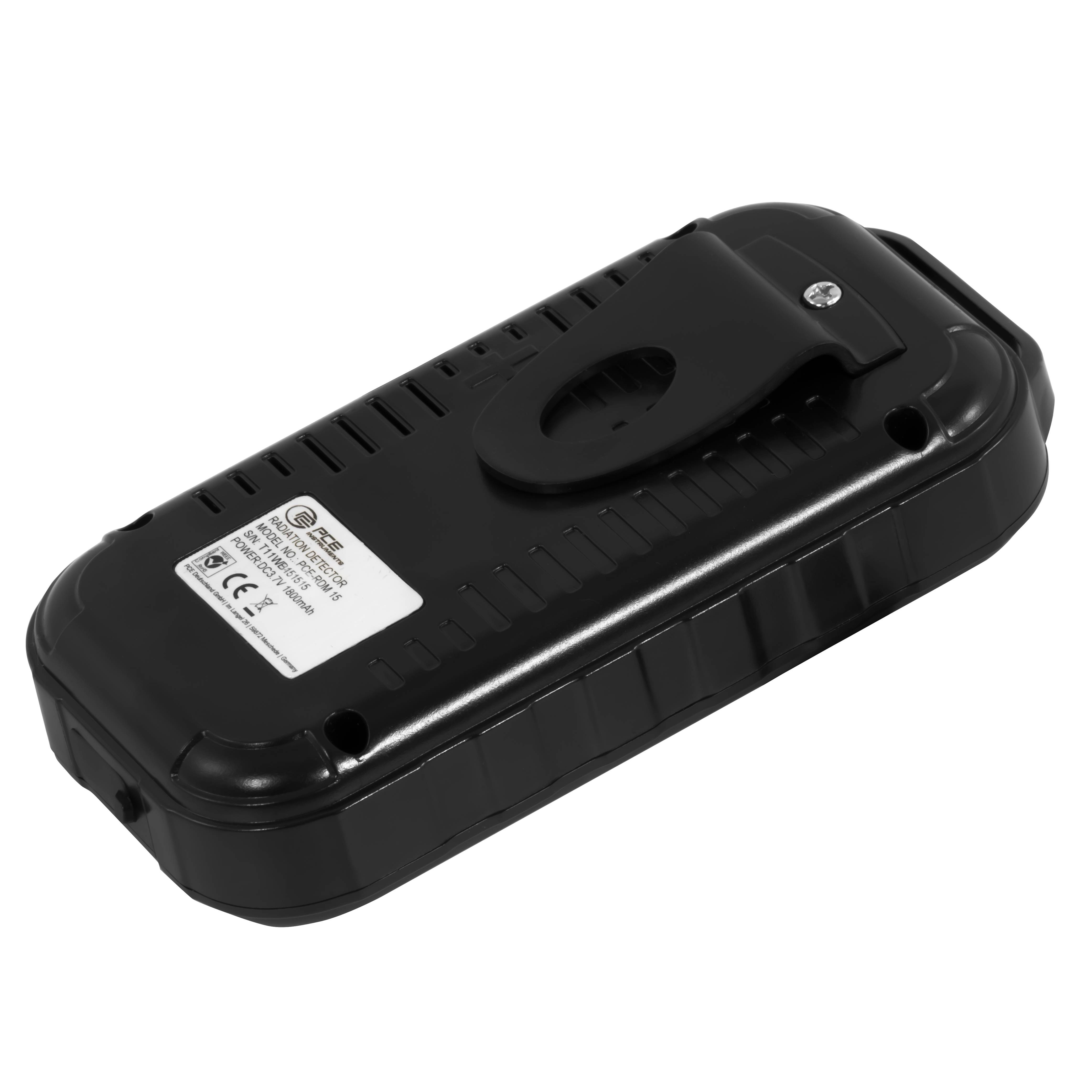 PCE Instruments Strahlen Dosimeter PCE-RDM 15 |X-, γ- und β-Strahlung |0,01 µSv/h ... 50 mSv/h |Alarm |Echtzeit |USB-C