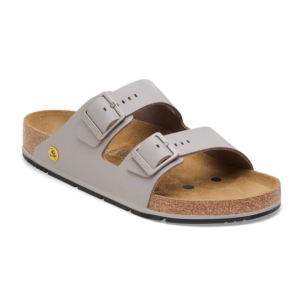 Birkenstock Arizona PRO ESD LE Gunmetal, schmal, Größe 41