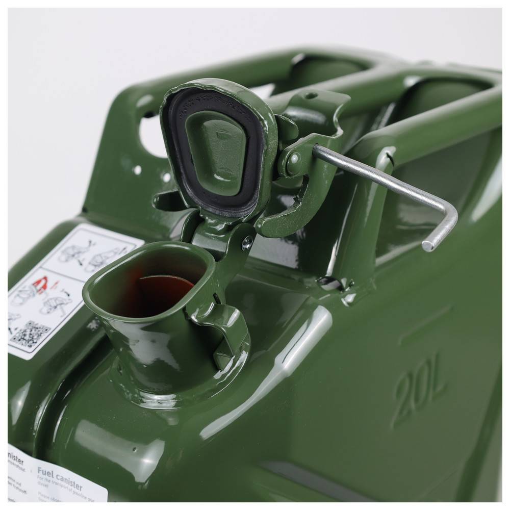 Dönges Stahlblech Kraftstoffkanister, 20 l, rot