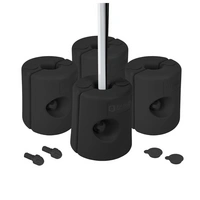 Dönges Pavillonstandfüße befüllbar 4er Set Schwarz Dönges Pavillonstandfüße befüllbar 4er Set Schwarz