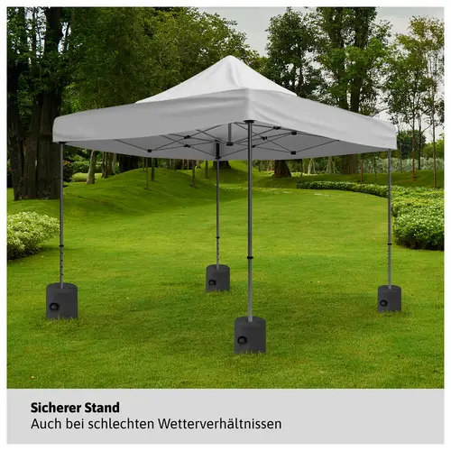 Dönges Pavillonstandfüße befüllbar 4er Set Schwarz Dönges Pavillonstandfüße befüllbar 4er Set Schwarz