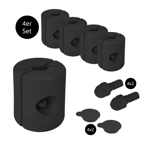 Dönges Pavillonstandfüße befüllbar 4er Set Schwarz Dönges Pavillonstandfüße befüllbar 4er Set Schwarz