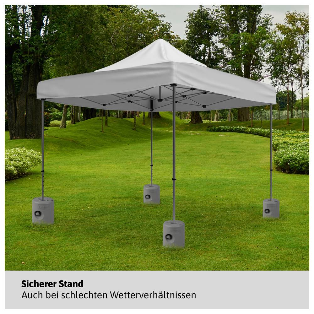 Dönges Pavillonstandfüße befüllbar 4er Set Anthrazit