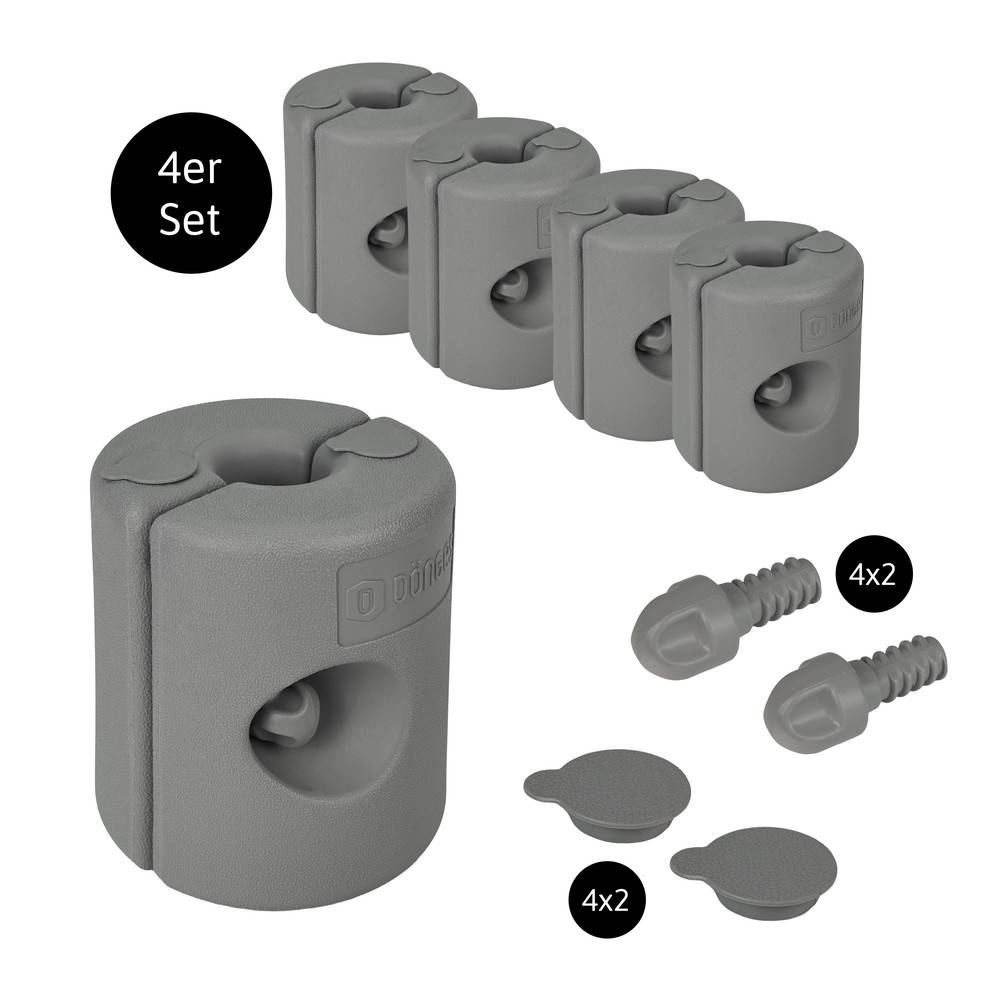 Dönges Pavillonstandfüße befüllbar 4er Set Anthrazit