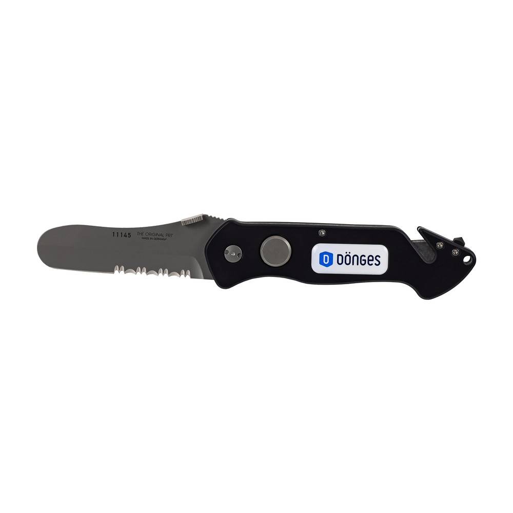 Eickhorn-Solingen Feuerwehrmesser PRT-IV abgerundete Klinge, Farbe Schwarz
