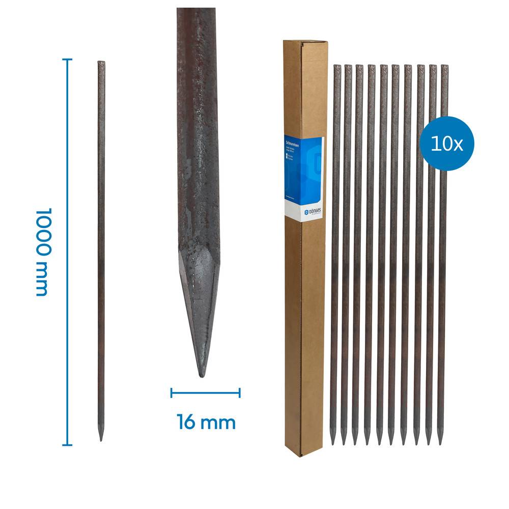 Dönges Schnureisen 1000 x 16 mm 10er Pack