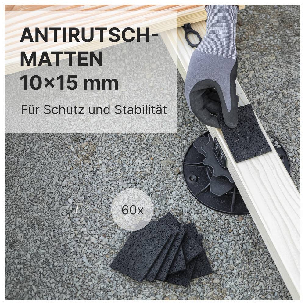 Sanpro Terrassenbauset für 6m² ohne Stelzlager, ohne Zubehör