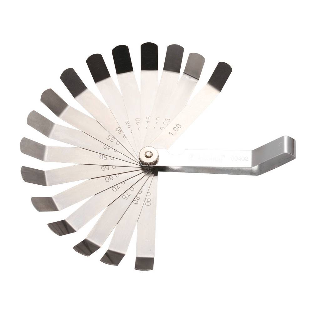 SATA 16PC FEELER GAUGES SET 0.05-1.00MM
