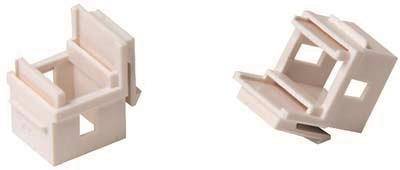 EasyLan Keystone-Adapter CKVZMLC1 f.LC-D/SC-S weiß RAL9010 Install.Baumaterial Netzw.Telekomm