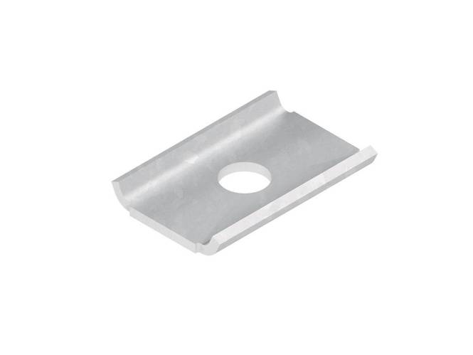 NIED Gitterrinnenhaltelasche GRHLG 6 V ** blaupassiviert DIN 50 961 6 V Install.Baumaterial