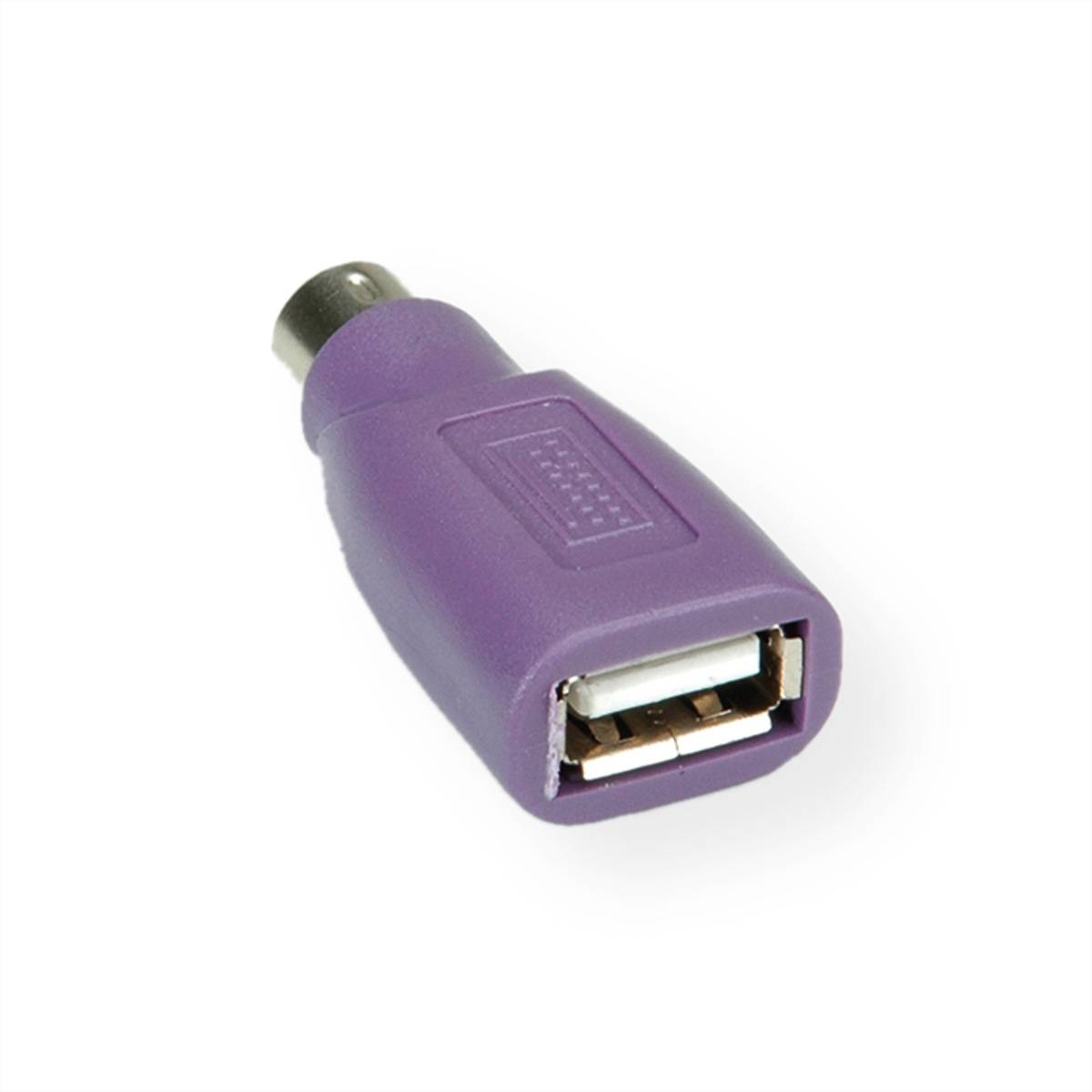 VALUE PS/2 - USB Tastatur-Adapter, violett Adapter / Konverter