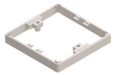 Zwischenrahmen für Aufputzrahmen RAL9010 Install.Baumaterial Netzw.Telekomm CU-Komponenten