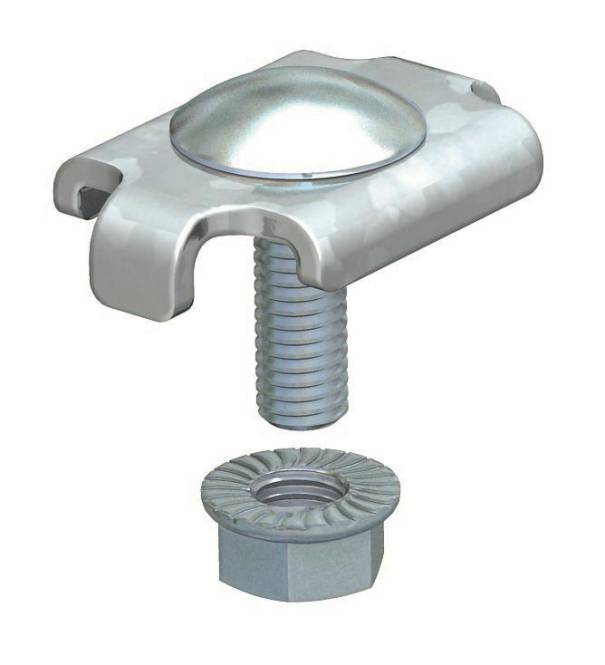 OBO GKS 34 FT Klemmstück f.Gitterrinnenbefestigung St FT 6016820 Install.Baumaterial