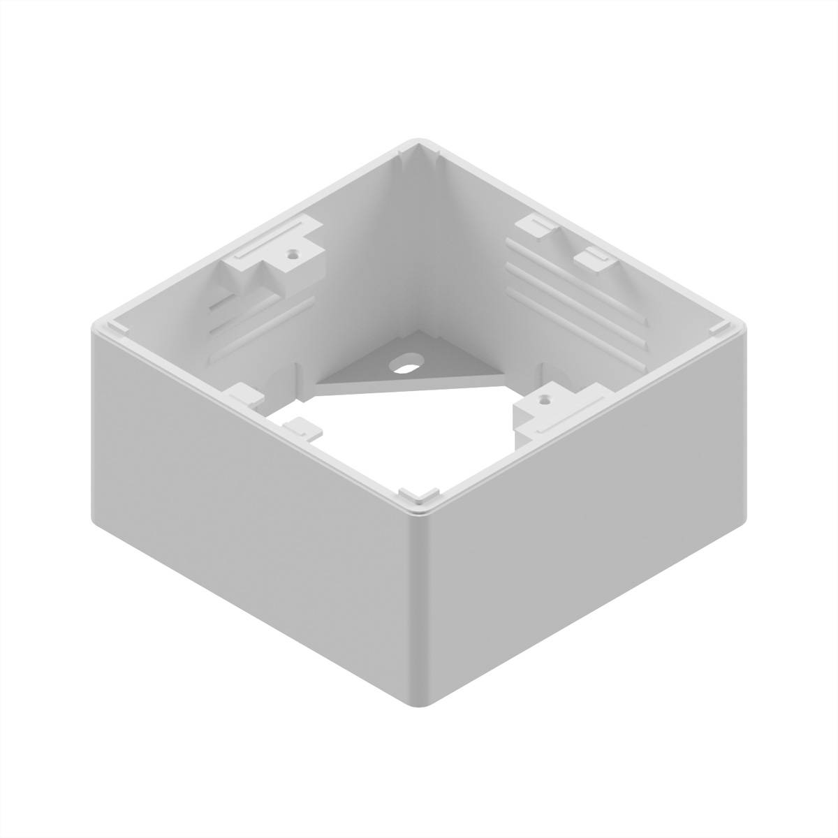EasyLan preLink / fixLink Datendose weiß, 80x80x42 mm RAL 9010 Netzwerk-Passivkomponenten