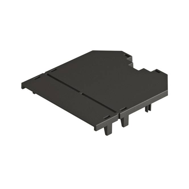 OBO UT3 P0 Abdeckplatte f.UT3 blind 82,5x76x2 PA gsw RAL9011 7408743 Install.Baumaterial
