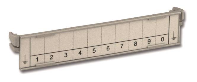 CobiNet 102242 klappb.Schilderrahmen 1/10 m.bedr. Papierschild u.Klarabdeck. Install.Baumaterial