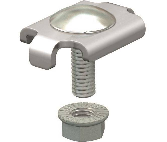 OBO GKS 34 A2 Klemmstück f.Gitterrinnenbefestigung A2 6016839 Install.Baumaterial