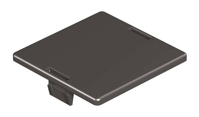 OBO LP R Leerplatzabdeckung f.runde Öffnung PA gsw RAL9011 7407580 Install.Baumaterial
