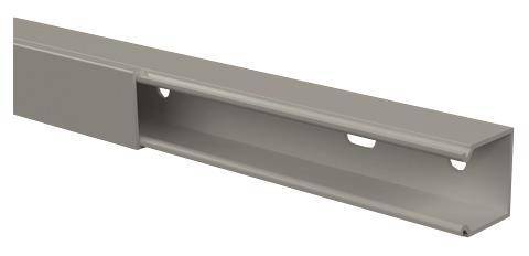 GGK Kanal LFG 20x20 2857 lichtgrau (Inhalt 2 Stück) Install.Baumaterial Verlegesys/Verbi.Mat