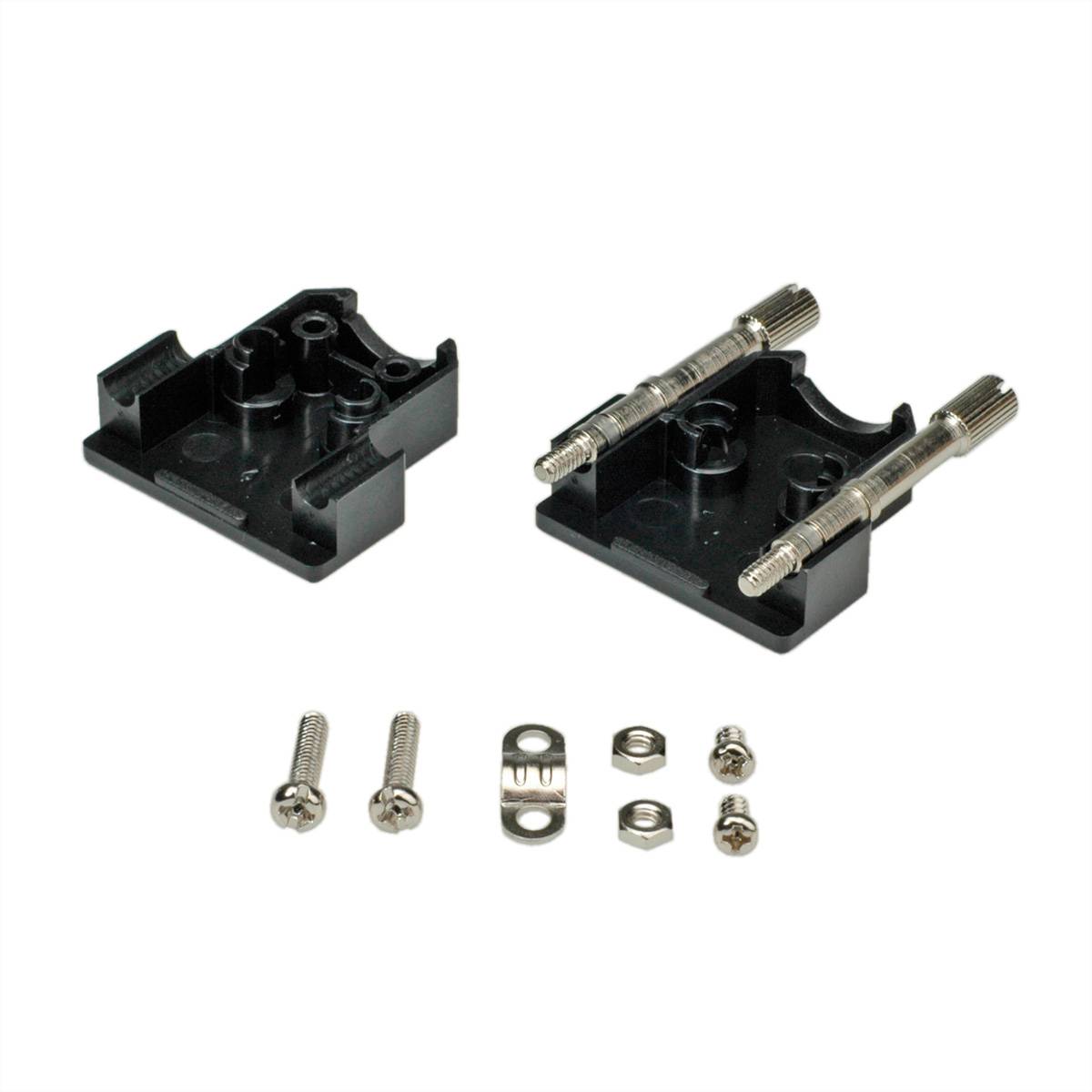 ROLINE D-Sub-Steckergehäuse 9polig/HD15 Adapter, Terminatoren, Konverter D-SUB-Steckergehäuse