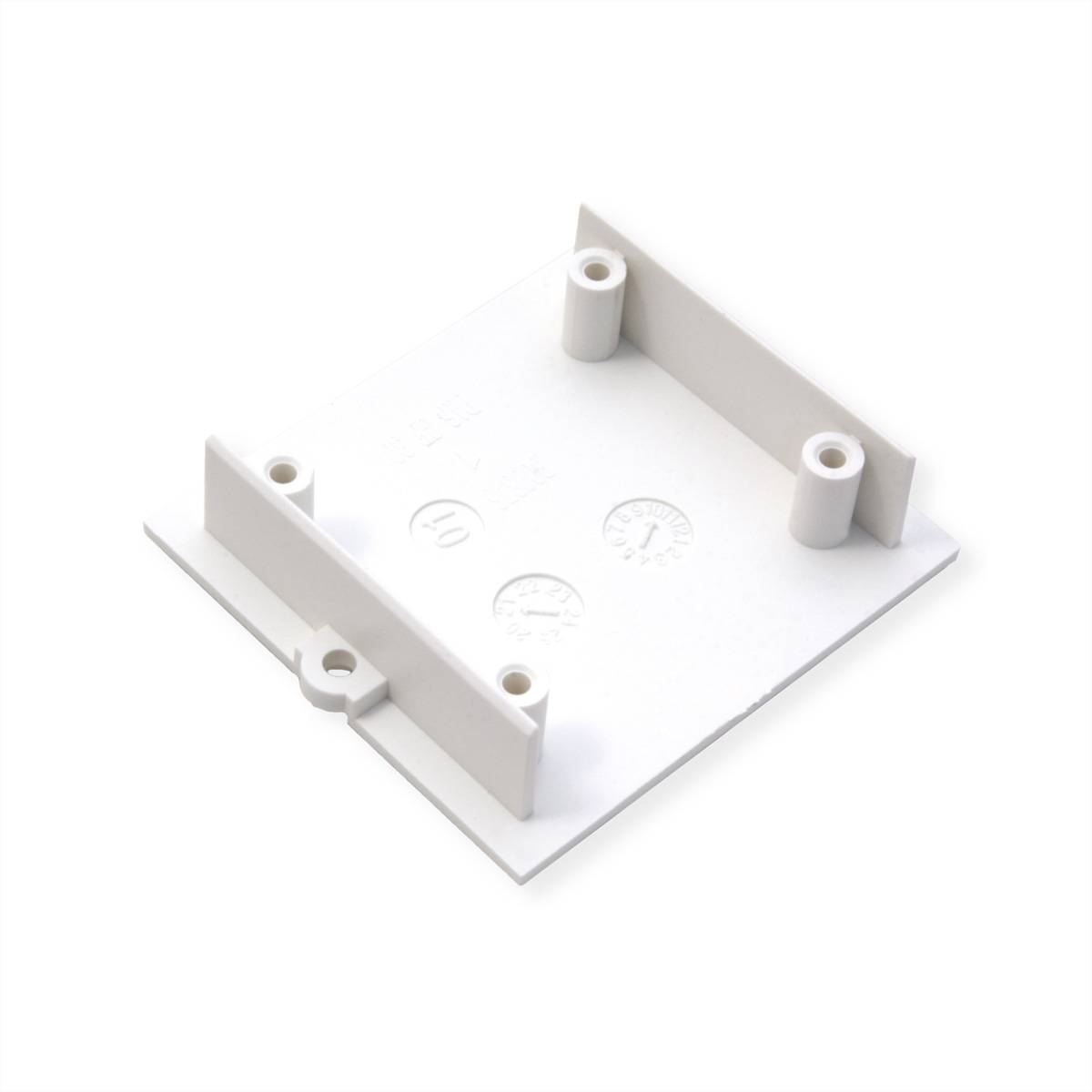 BACHMANN Rahmen Blind mit Anschraubdome weiss Steckdosenleisten Custom Module