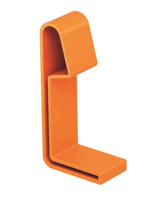OBO SKH 60 OR Schutzkappe f.Kabelleiter H60mm PE pastellorange RAL2003 6222537 Install.Baumaterial
