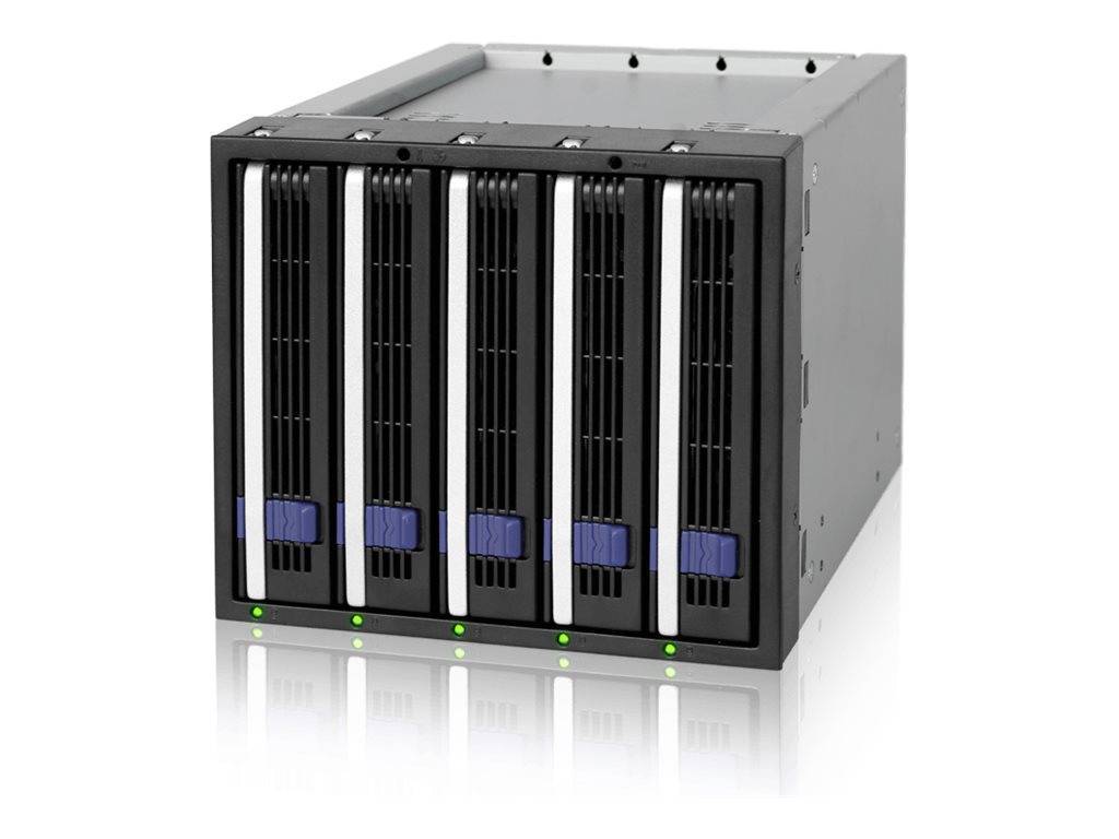 Backplane IcyDock 5x8,9cm SATAI-III in 3x5,25 MB155SP-B sw Multimedia-Technik
