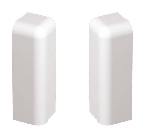 GGK Endstück links für SL/T 20x70 111965 alpinweiss Install.Baumaterial Verlegesys/Verbi.Mat