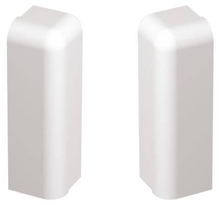 GGK Endstück rechts für SL/C 114930 ** 20x50 alpinweiss Install.Baumaterial Verlegesys/Verbi.Mat