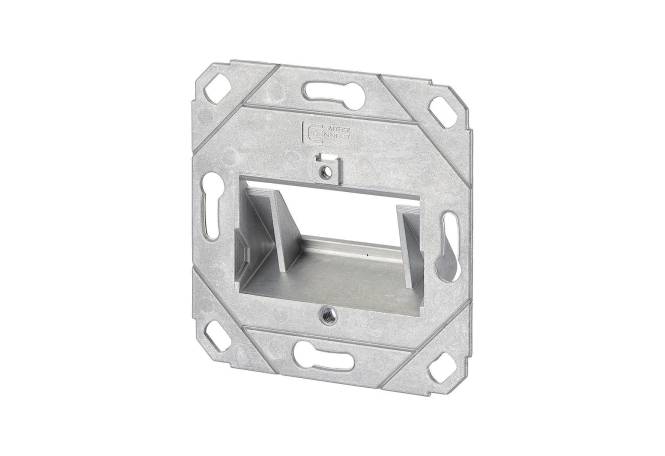 Metz Keystone 2Port UP0 130B20D21200KE leer Anschlussdose o.Abdeckung Install.Baumaterial