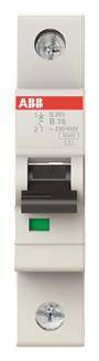 ABB Compact Automat S201-B 16A 1-polig ** GH S201 0001 R1165 für Hilfsschalter Install.Baumaterial