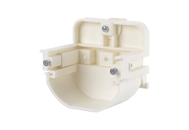 Metz Montagehalter 50mm 1308895021-I mit Kappe passend f. GGK/ Rehau Install.Baumaterial