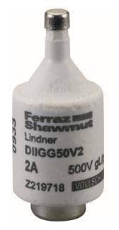 Mersen 00597.002700 DII 2A gG rosa D-Sicherung 500V/DIAZED (Inhalt 5 Stück) Install.Baumaterial