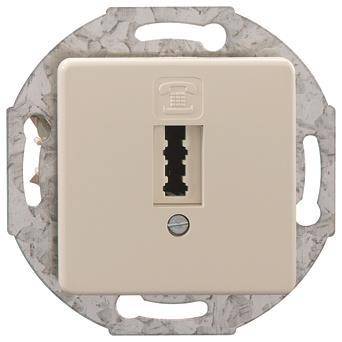 FM Anschlussdose TAE 6F+N UP50 perlweiss 100 103 51 Install.Baumaterial Netzw.Telekomm