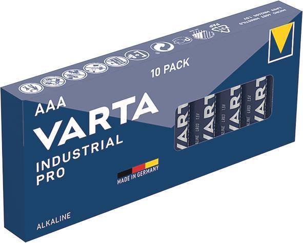VARTA Industrial Micro 1,5V 4003 Alkaline 04003211111 Kartonware (Inhalt 10 Stück) Batt.Akkus