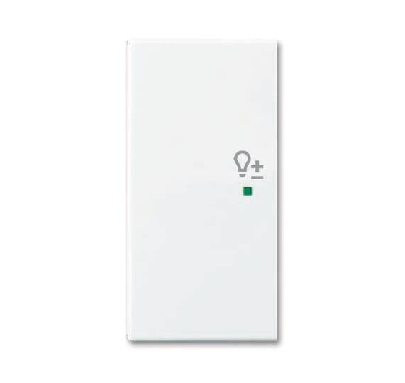 BJ Wippe/L 2f Dimmer 6234-21-914 alpinweiß Busch-free@home balance SI Install.Baumaterial KNX